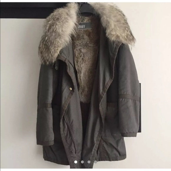 Yves Salomon Jackets & Blazers - Army by Yves Salomon size 40